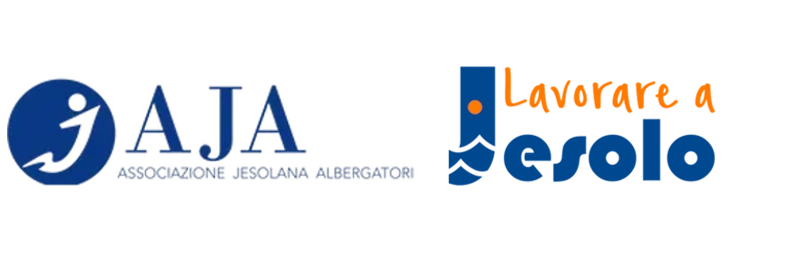 Logo AJA + Lavorare a Jesolo
